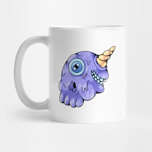 dripping skull Mug